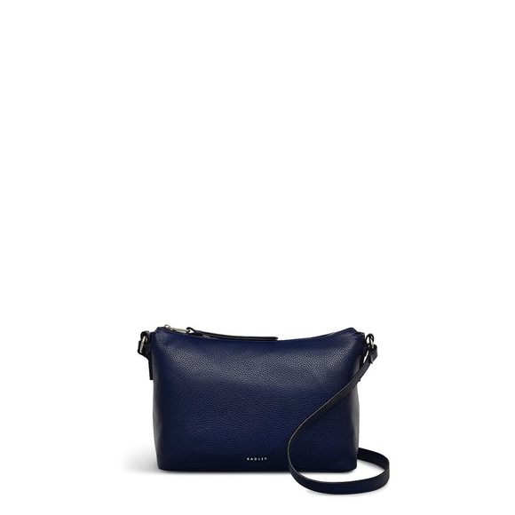 London Bella Small Leather Ziptop Crossbody Bag, Evenfall T_T - Picture 1 of 5